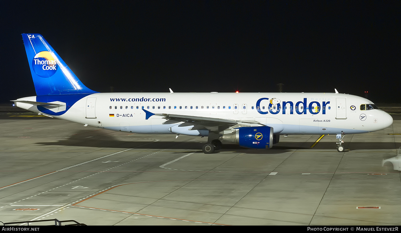 Aircraft Photo of D-AICA | Airbus A320-212 | Condor Flugdienst | AirHistory.net #457709