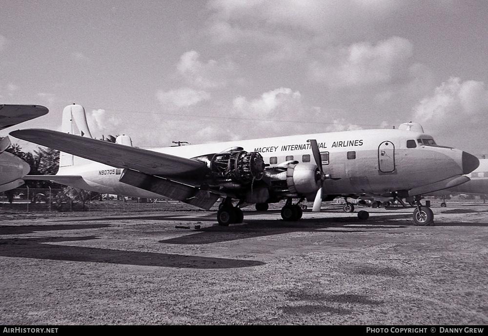 Aircraft Photo of N90705 | Douglas DC-6 | Mackey International Airlines | AirHistory.net #457775