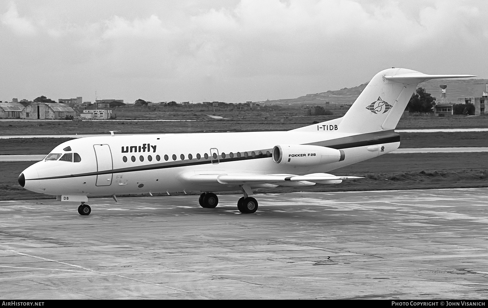 Aircraft Photo of I-TIDB | Fokker F28-1000 Fellowship | Unifly | AirHistory.net #457795