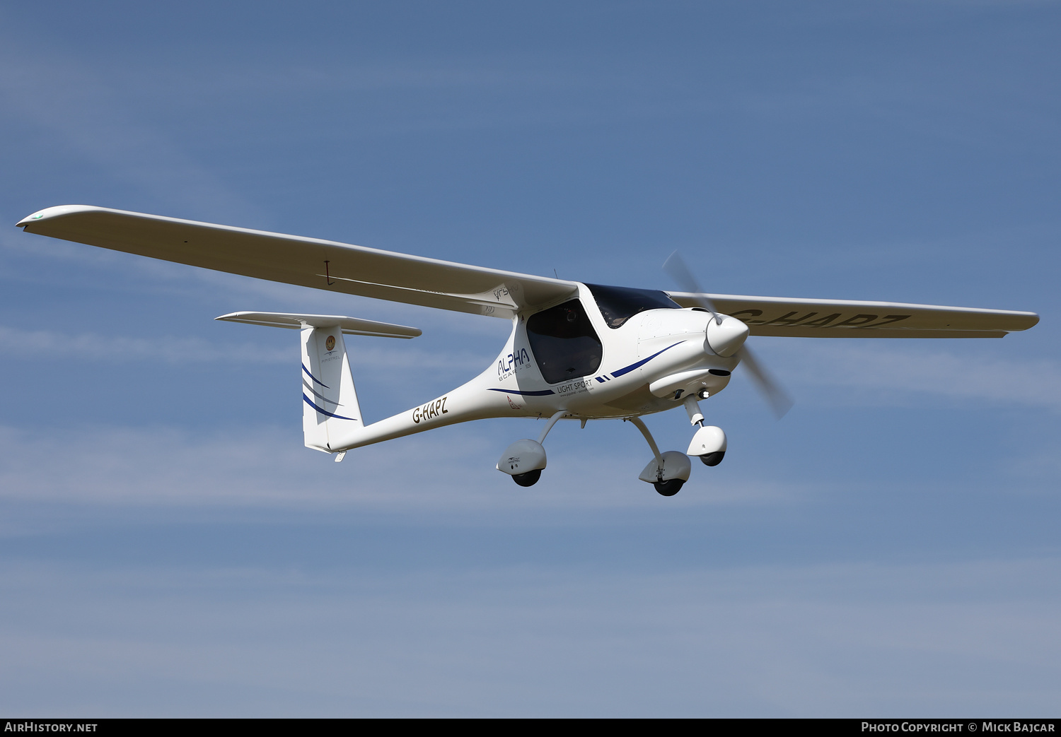 Aircraft Photo of G-HAPZ | Pipistrel Alpha BCAR-S 164 | AirHistory.net #457797