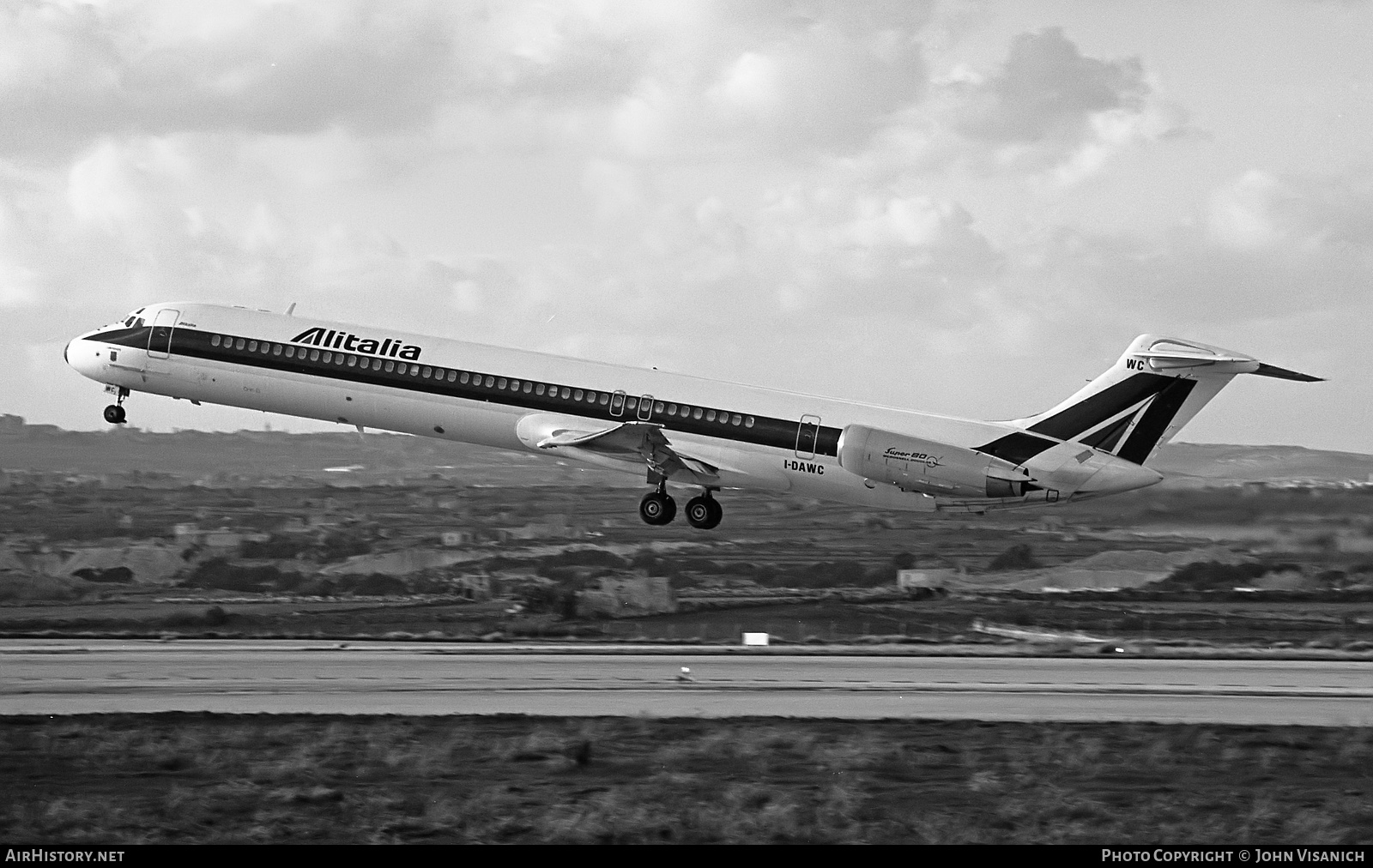 Aircraft Photo of I-DAWC | McDonnell Douglas MD-82 (DC-9-82) | Alitalia | AirHistory.net #457823