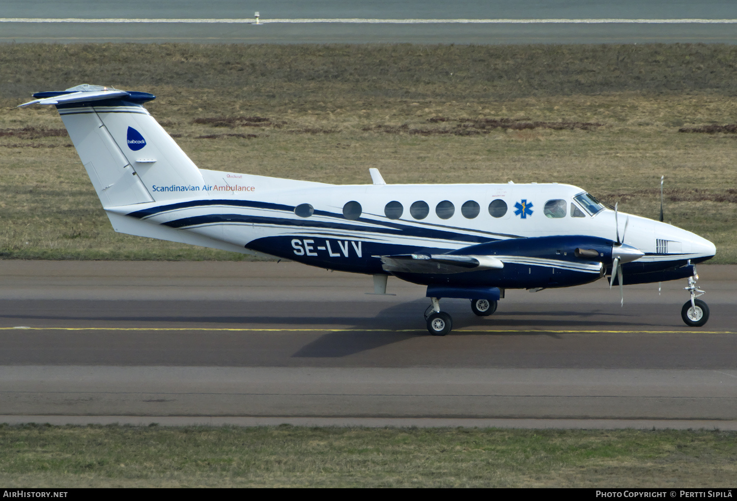 Aircraft Photo of SE-LVV | Beech B200 Super King Air | Scandinavian Air Ambulance - SAA | AirHistory.net #457835