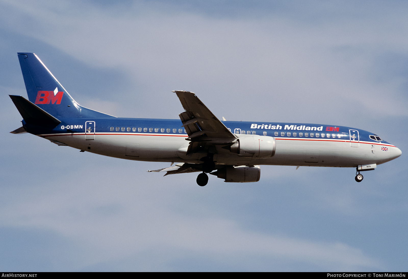 Aircraft Photo of G-OBMN | Boeing 737-46B | British Midland Airways - BMA | AirHistory.net #457867