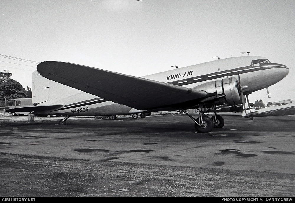 Aircraft Photo of N44993 | Douglas C-49J | Kwin Air | AirHistory.net #457871