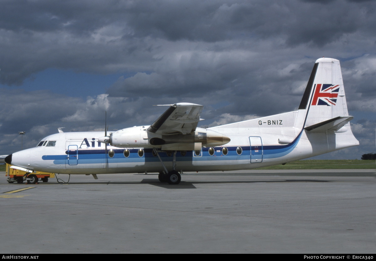 Aircraft Photo of G-BNIZ | Fokker F27-600 Friendship | Air UK Cargo | AirHistory.net #457881