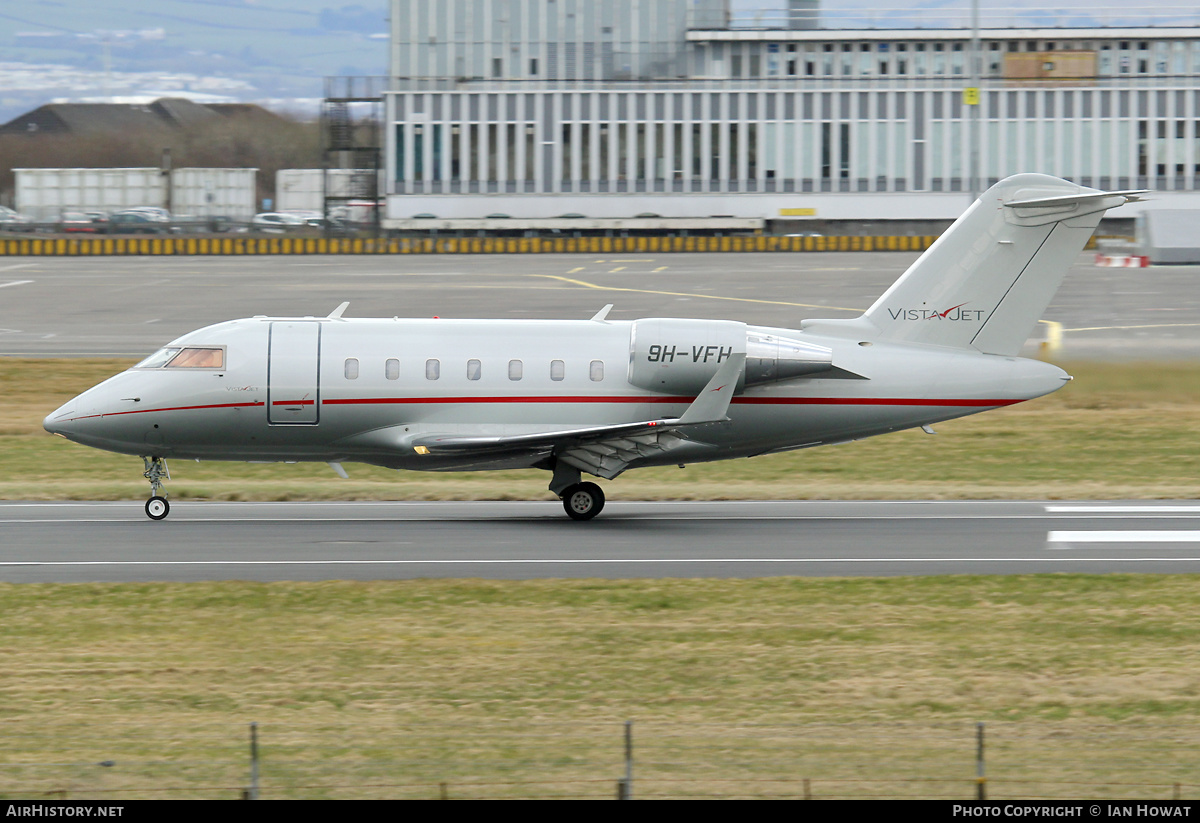 Aircraft Photo of 9H-VFH | Bombardier Challenger 605 (CL-600-2B16) | VistaJet | AirHistory.net #457884