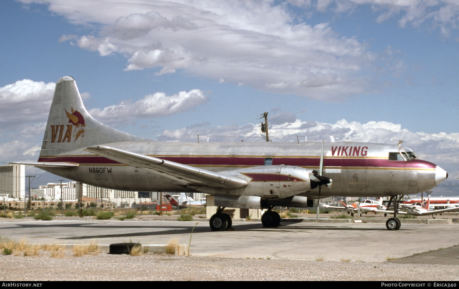 Aircraft Photo of N860FW | Convair 640/F | Viking International Airlines - VIA | AirHistory.net #457885