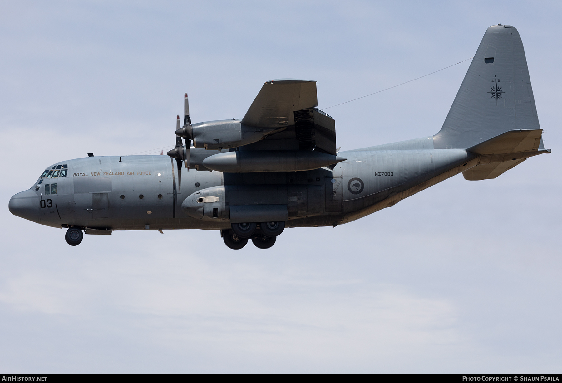 Aircraft Photo of NZ7003 | Lockheed C-130H Hercules | New Zealand - Air Force | AirHistory.net #457915