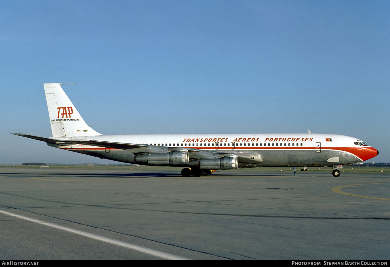 Aircraft Photo of CS-TBC | Boeing 707-382B | TAP - Transportes Aéreos Portugueses | AirHistory.net #457918