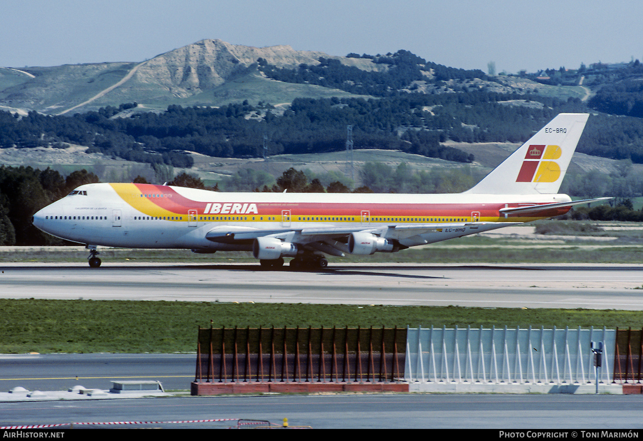 Aircraft Photo of EC-BRQ | Boeing 747-256BM | Iberia | AirHistory.net #457940