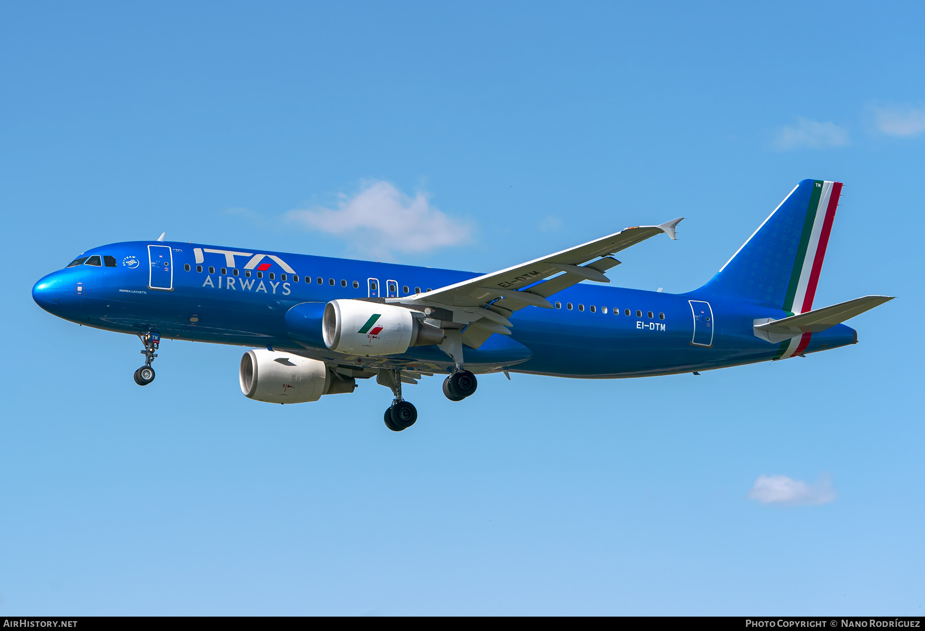 Aircraft Photo of EI-DTM | Airbus A320-216 | ITA Airways | AirHistory.net #457946
