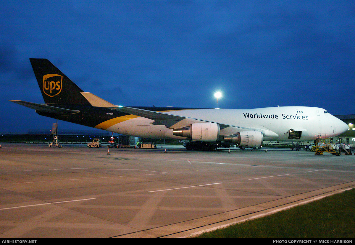 Aircraft Photo of N572UP | Boeing 747-44AF/SCD | United Parcel Service - UPS | AirHistory.net #457948