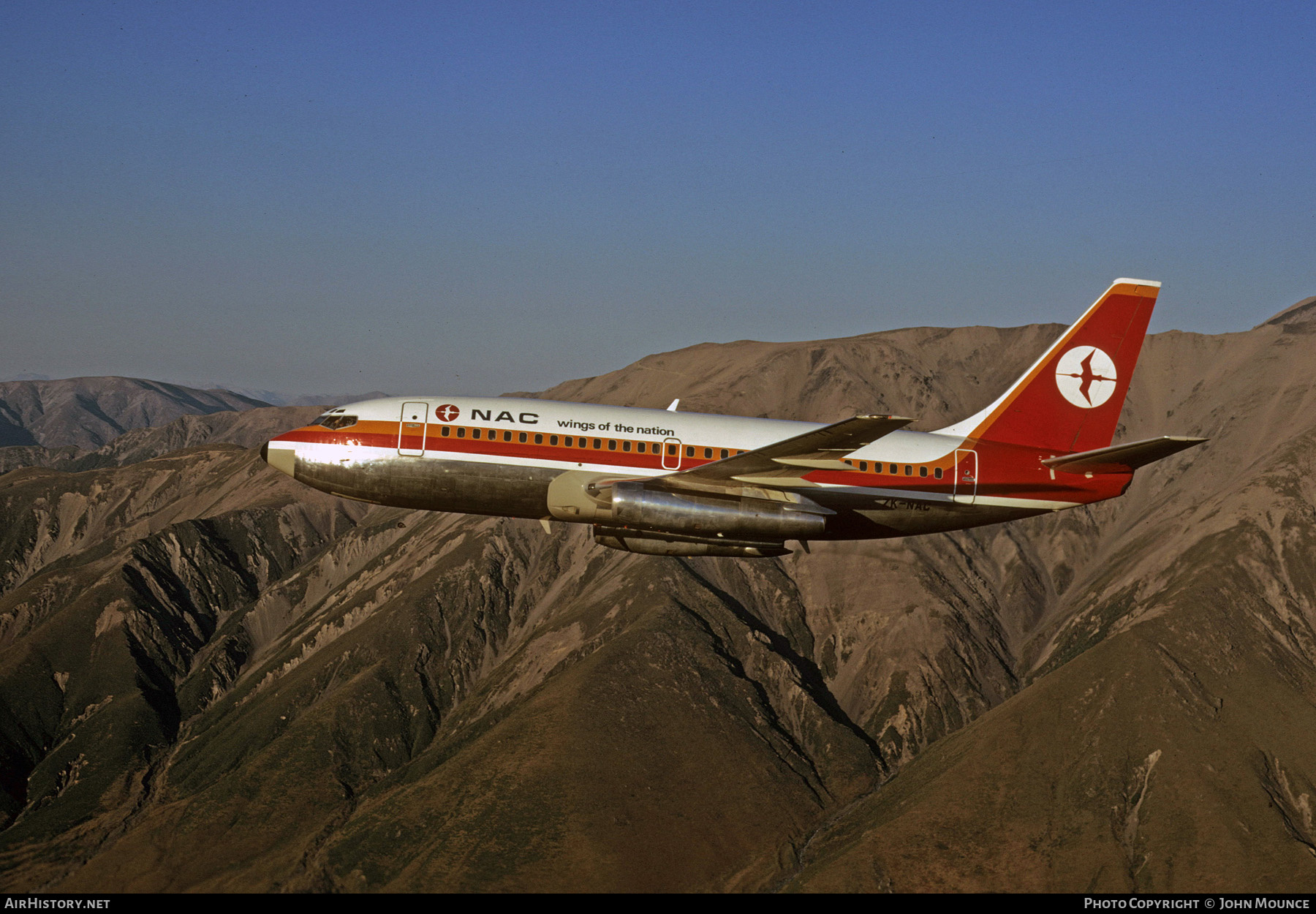 Aircraft Photo of ZK-NAC | Boeing 737-219 | New Zealand National Airways Corporation - NAC | AirHistory.net #457956