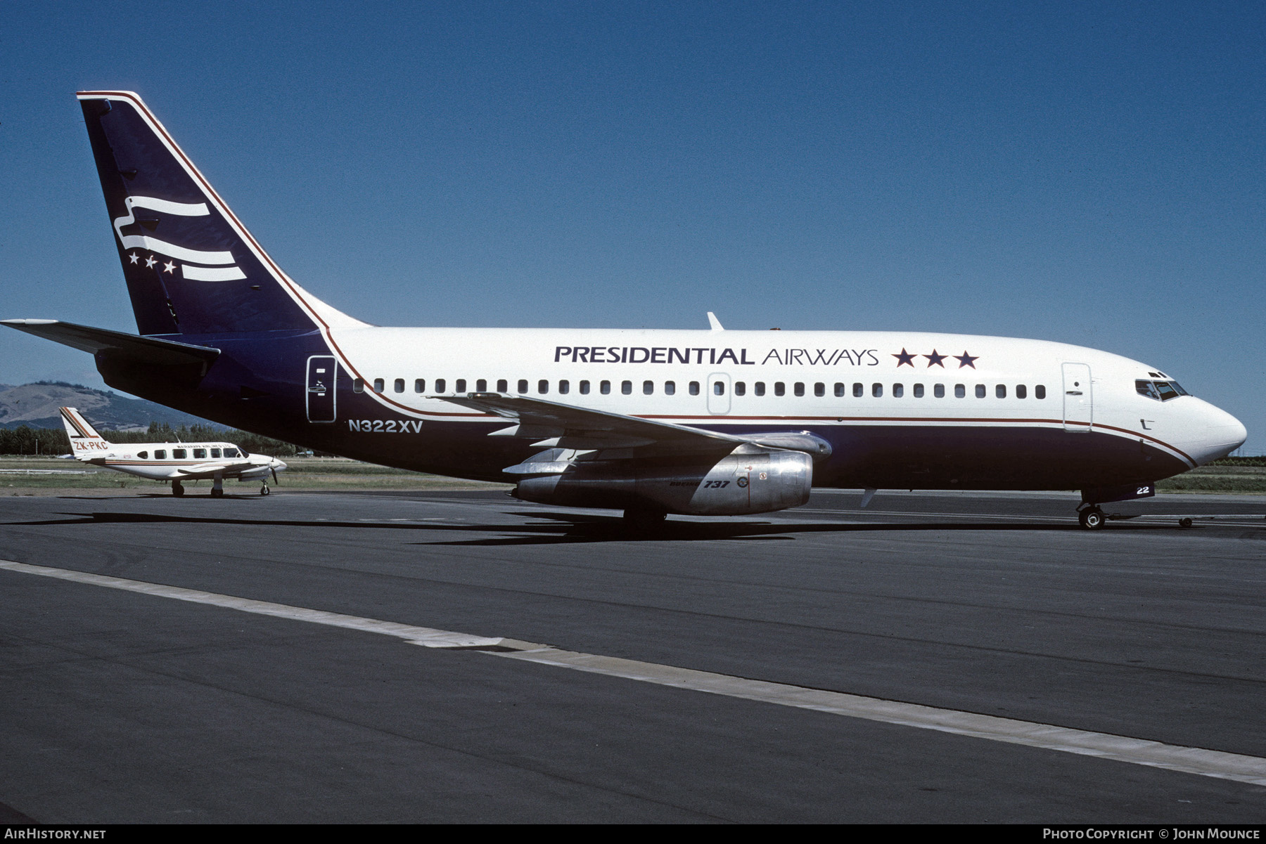 Aircraft Photo of N322XV / ZK-NAD | Boeing 737-219 | Presidential Airways | AirHistory.net #457963