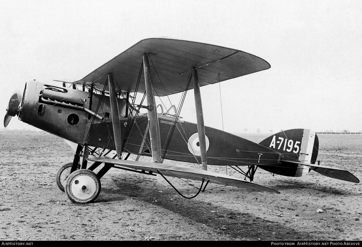 Aircraft Photo of A7195 | Bristol F.2B Fighter | UK - Air Force | AirHistory.net #458024
