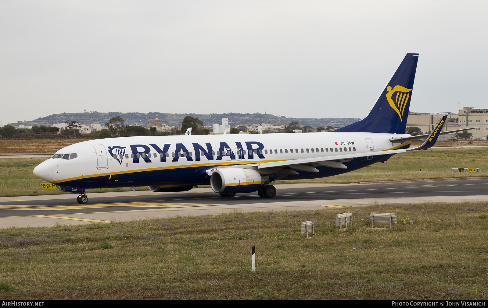 Aircraft Photo of 9H-QAW | Boeing 737-8AS | Ryanair | AirHistory.net #458025