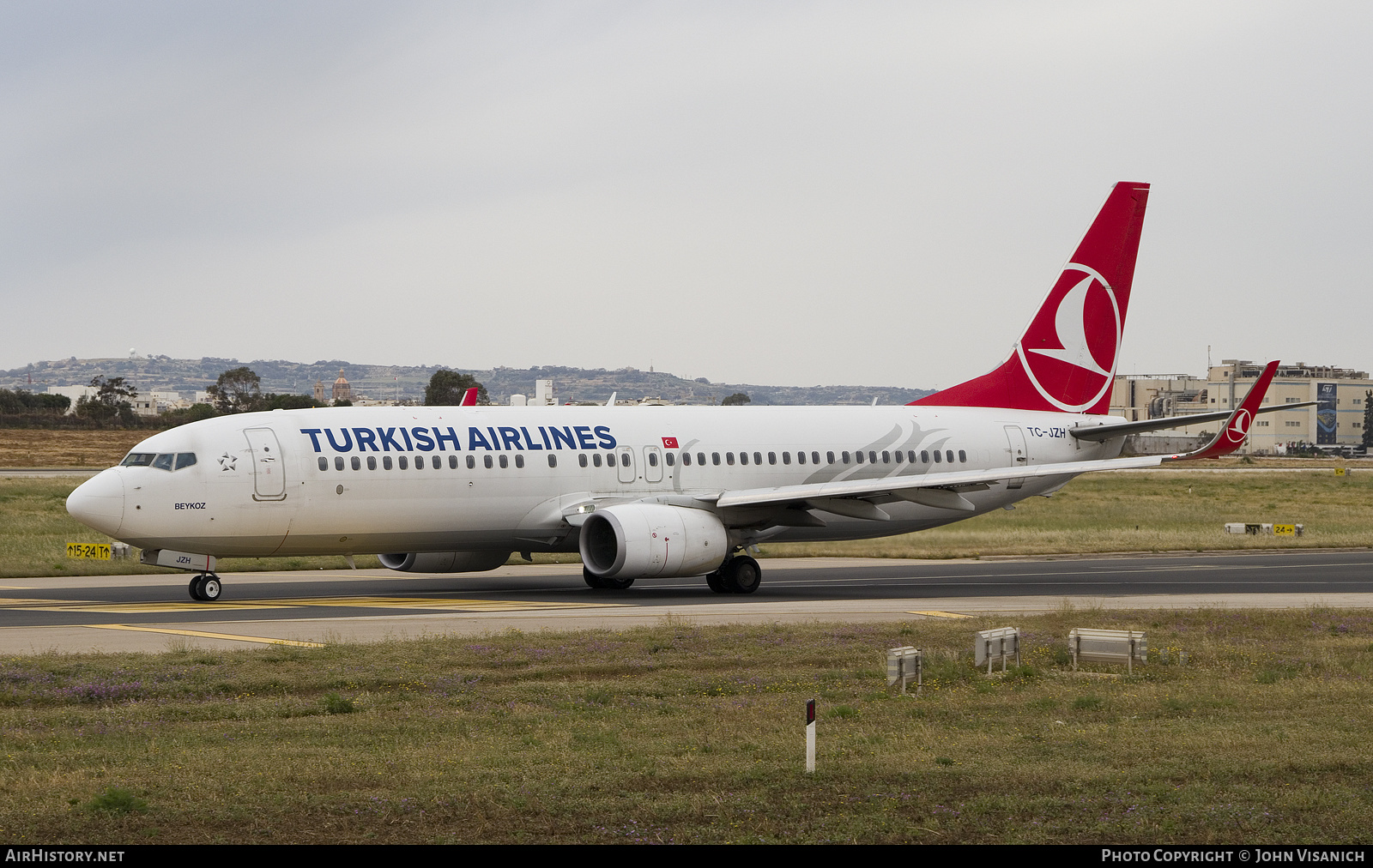 Aircraft Photo of TC-JZH | Boeing 737-800 | Turkish Airlines | AirHistory.net #458030