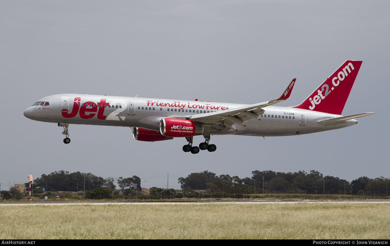 Aircraft Photo of G-LSAB | Boeing 757-27B | Jet2 | AirHistory.net #458033