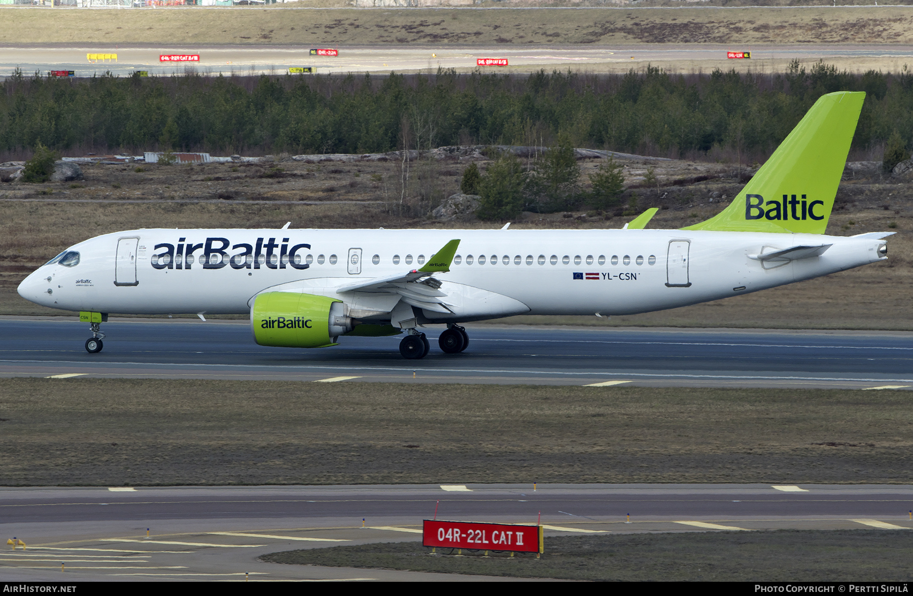 Aircraft Photo of YL-CSN | Airbus A220-371 (BD-500-1A11) | AirBaltic | AirHistory.net #458061