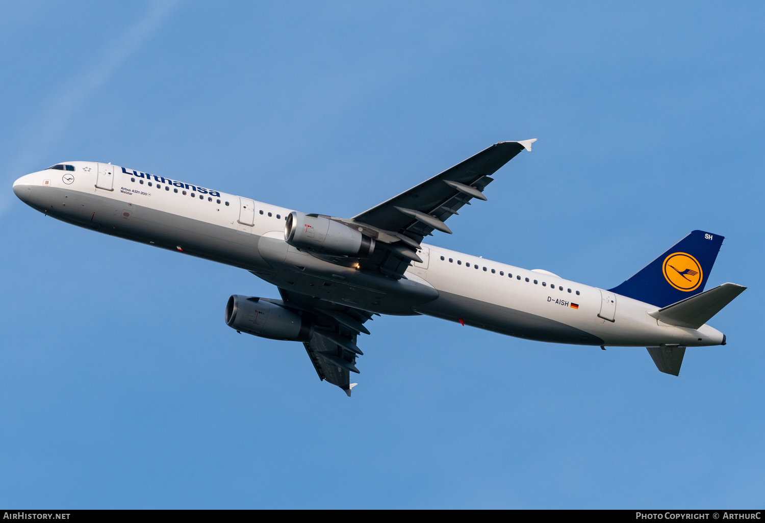 Aircraft Photo of D-AISH | Airbus A321-231 | Lufthansa | AirHistory.net #458077
