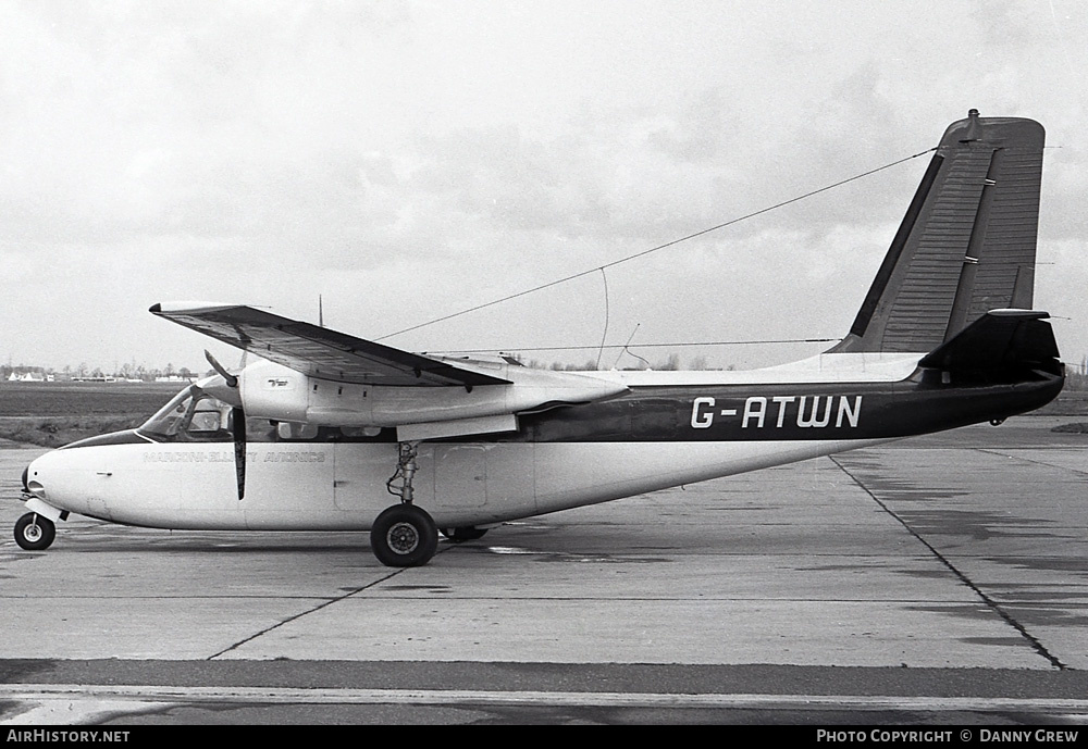 Aircraft Photo of G-ATWN | Aero Commander 680F Commander | Marconi-Elliott Electronics | AirHistory.net #458104
