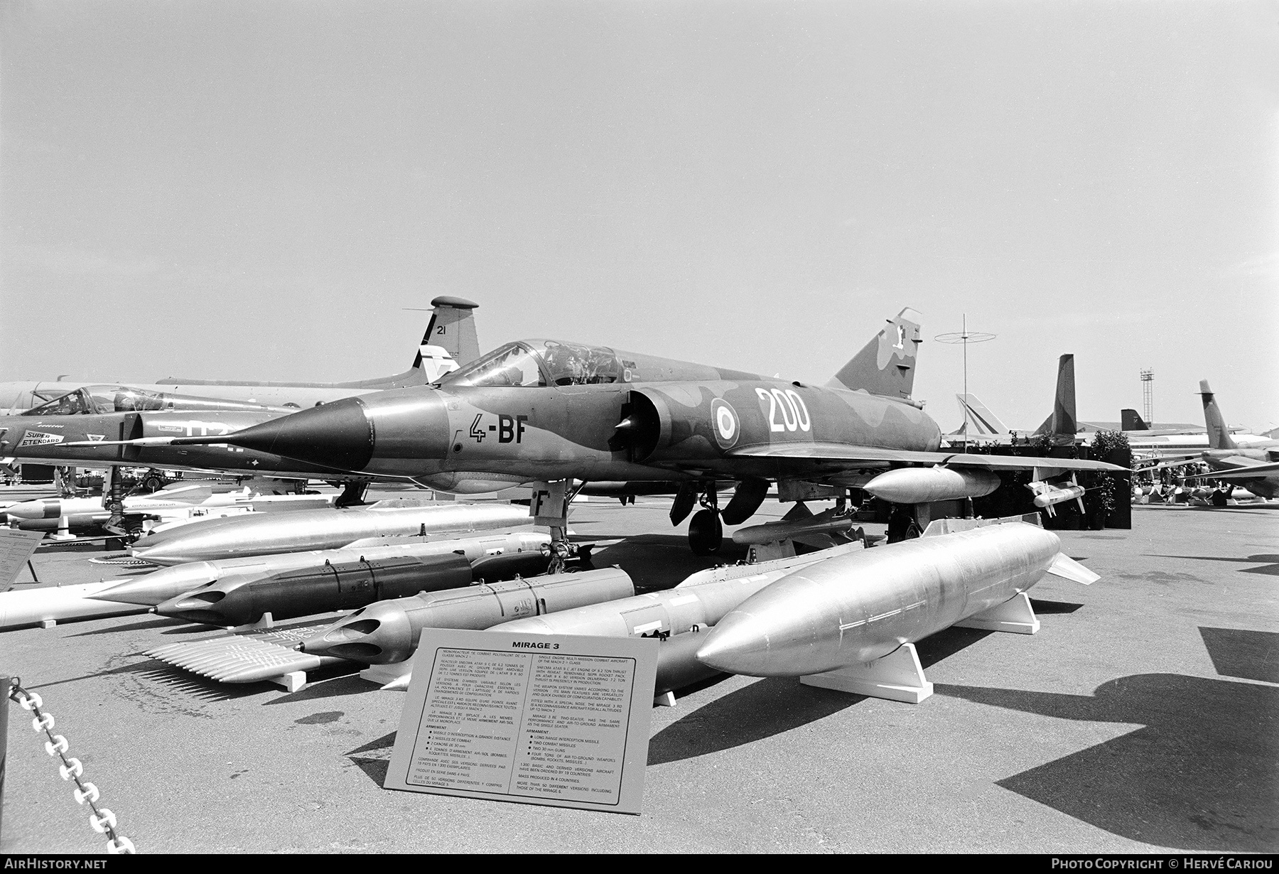 Aircraft Photo of 624 | Dassault Mirage IIIE | France - Air Force | AirHistory.net #458120