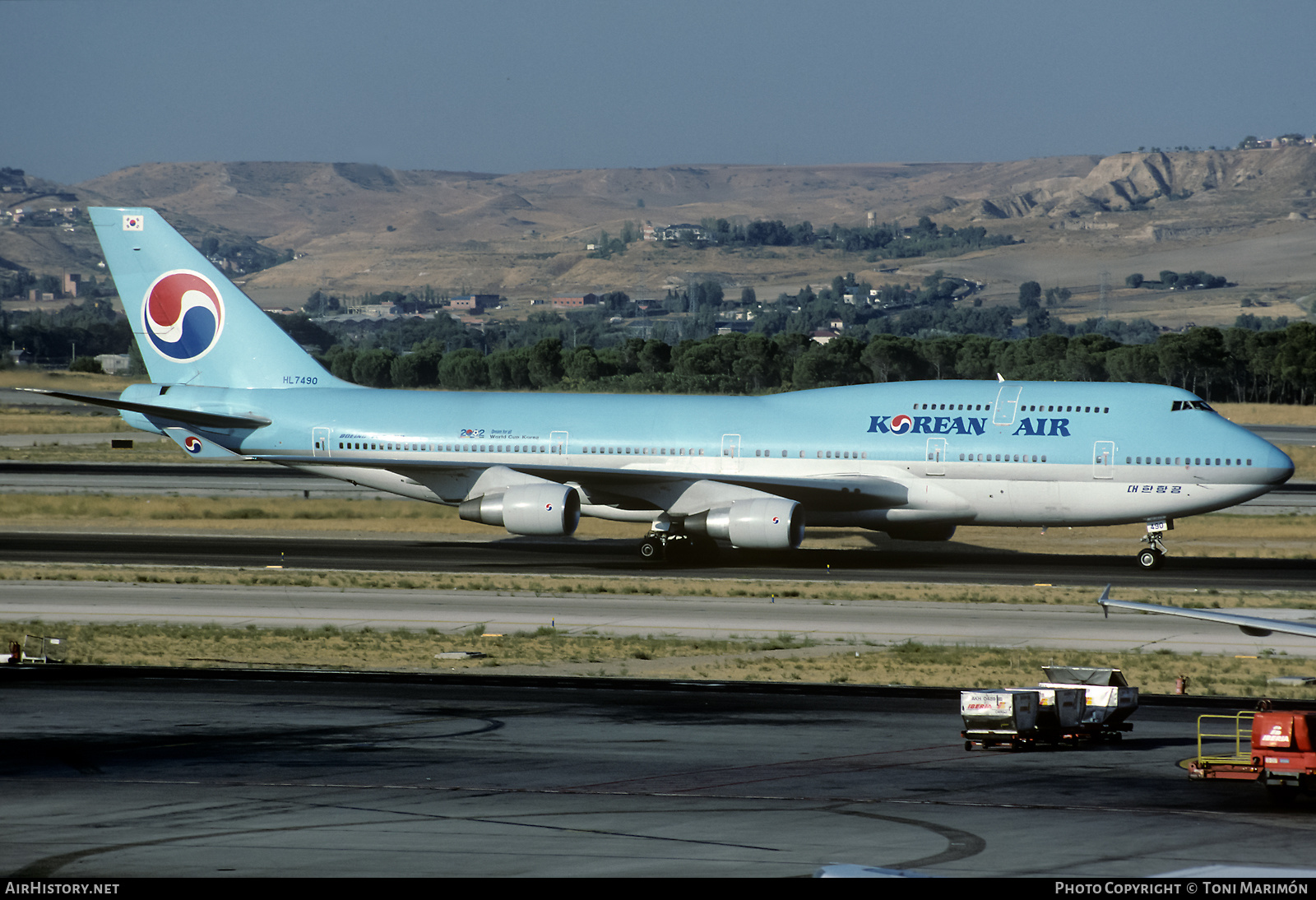 Aircraft Photo of HL7490 | Boeing 747-4B5 | Korean Air | AirHistory.net #458126