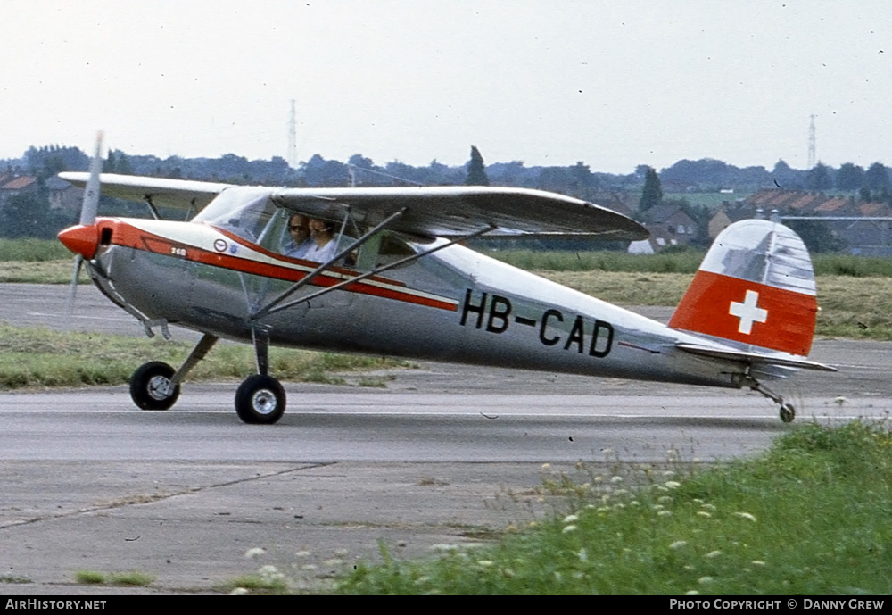 Aircraft Photo of HB-CAD | Cessna 140 | AirHistory.net #458142