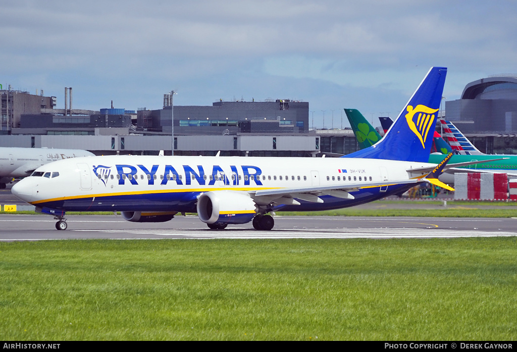 Aircraft Photo of 9H-VUK | Boeing 737-8200 Max 200 | Ryanair | AirHistory.net #458154