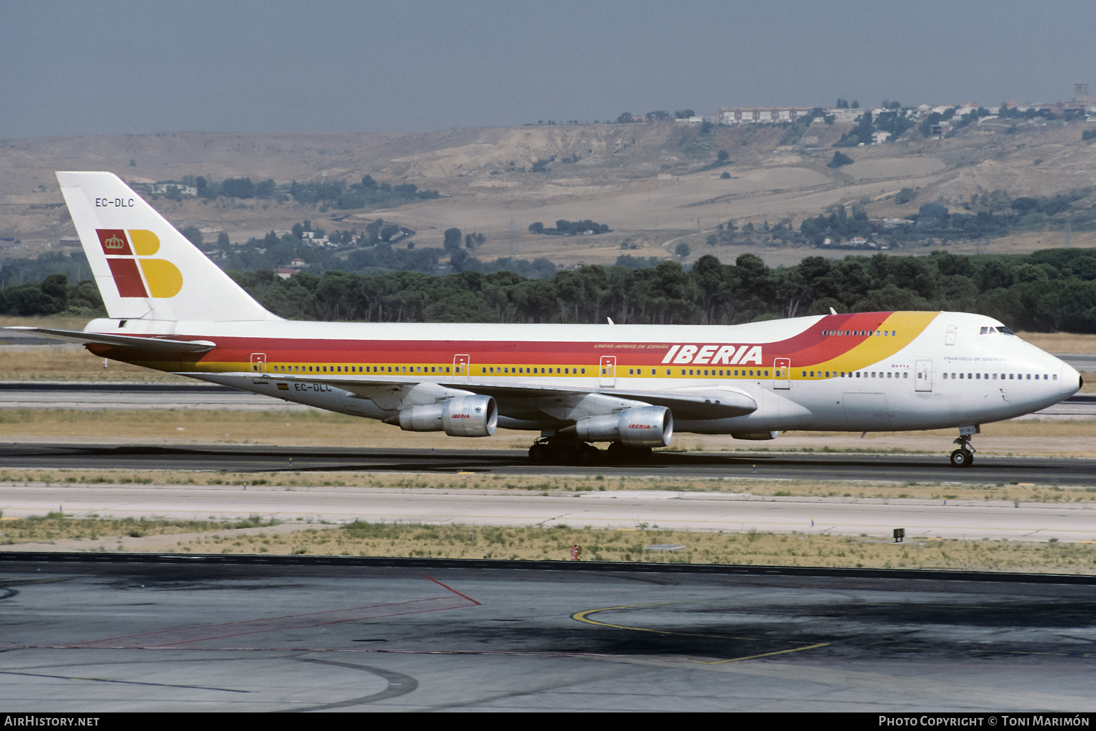 Aircraft Photo of EC-DLC | Boeing 747-256BM(SF) | Iberia | AirHistory.net #458184