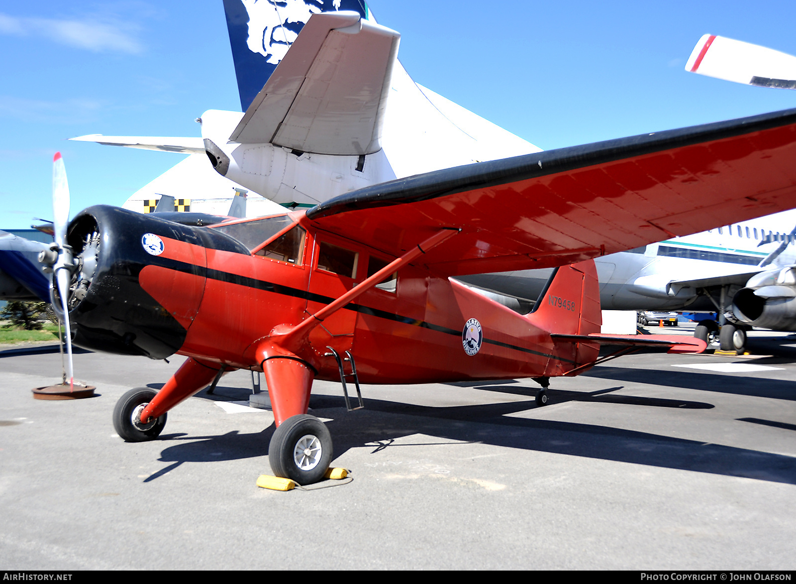 Aircraft Photo of N79458 | Stinson V77 | Alaska Airlines | AirHistory.net #458198