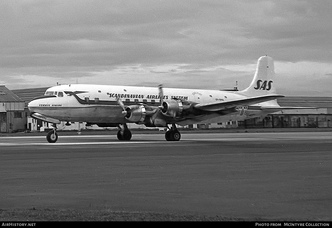 Aircraft Photo of OY-KMA | Douglas DC-6B | Scandinavian Airlines System - SAS | AirHistory.net #458211
