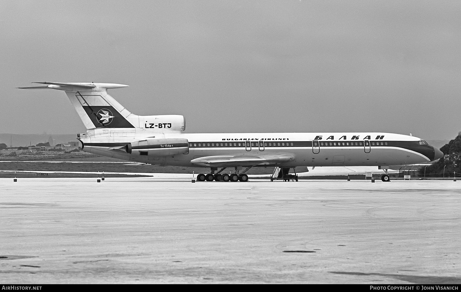 Aircraft Photo of LZ-BTJ | Tupolev Tu-154B-1 | Balkan - Bulgarian Airlines | AirHistory.net #458219