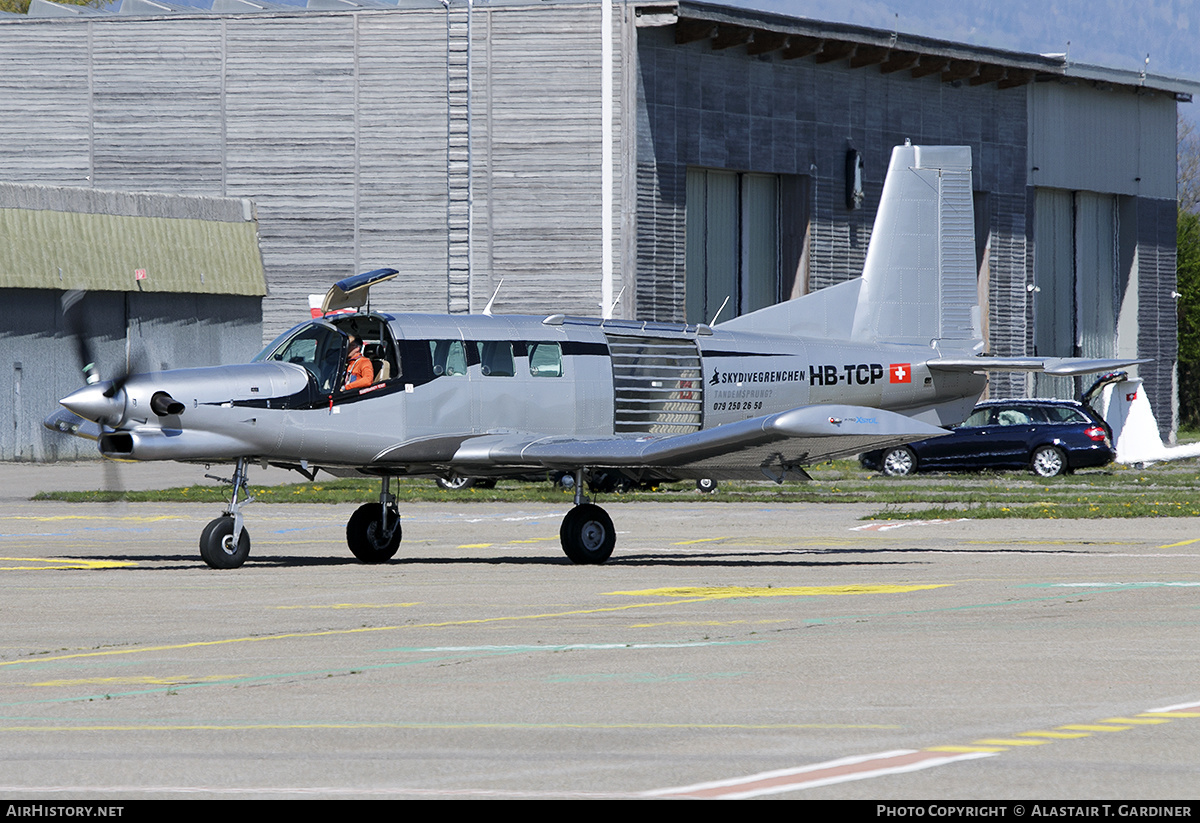 Aircraft Photo of HB-TCP | Pacific Aerospace P-750XSTOL (750XL) | Skydive Grenchen | AirHistory.net #458223