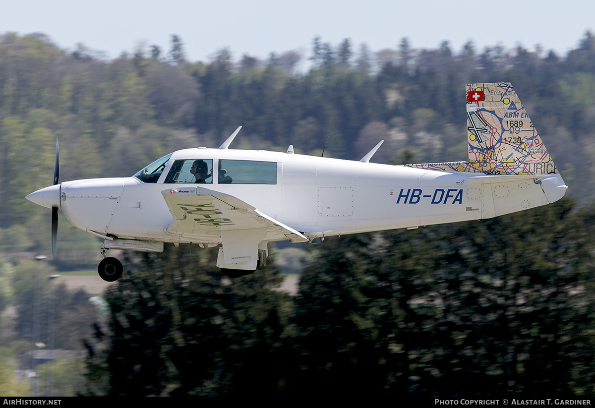 Aircraft Photo of HB-DFA | Mooney M-20J 201 | AirHistory.net #458225