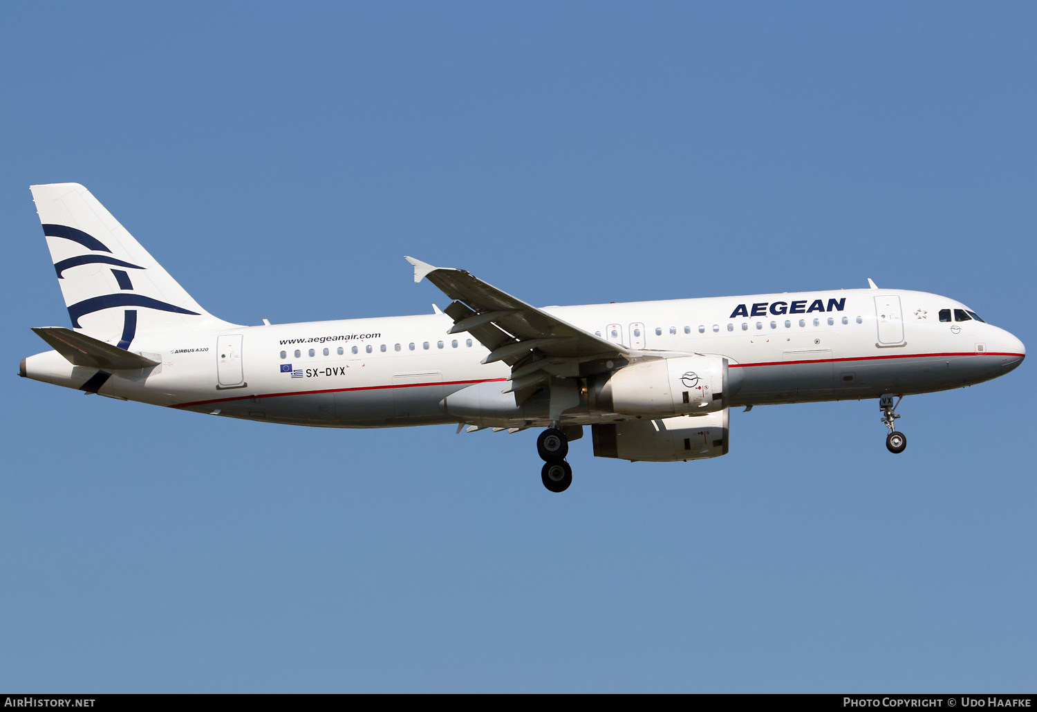 Aircraft Photo of SX-DVX | Airbus A320-232 | Aegean Airlines | AirHistory.net #458245