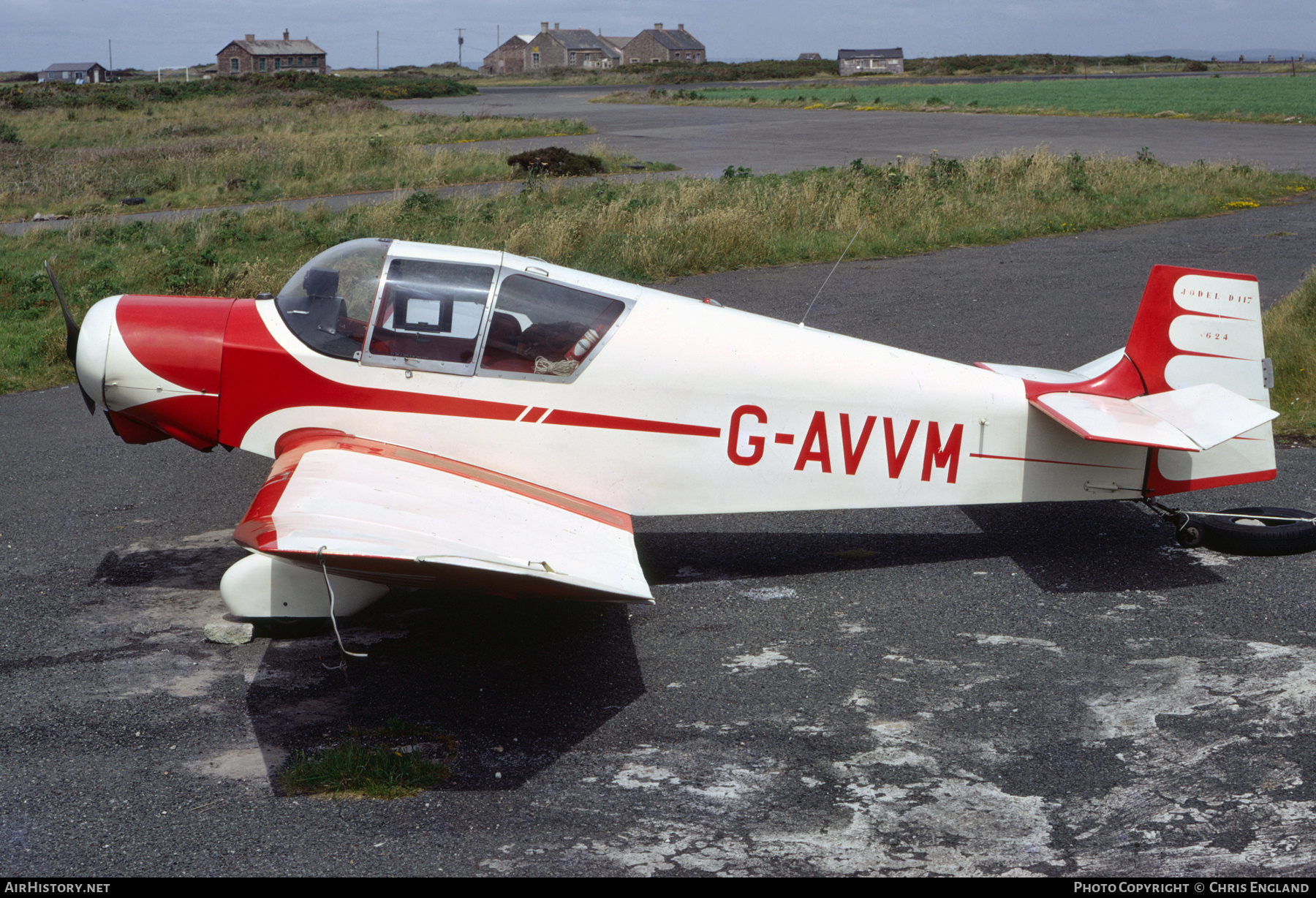 Aircraft Photo of G-AVVM | SAN Jodel D-117 | AirHistory.net #458280