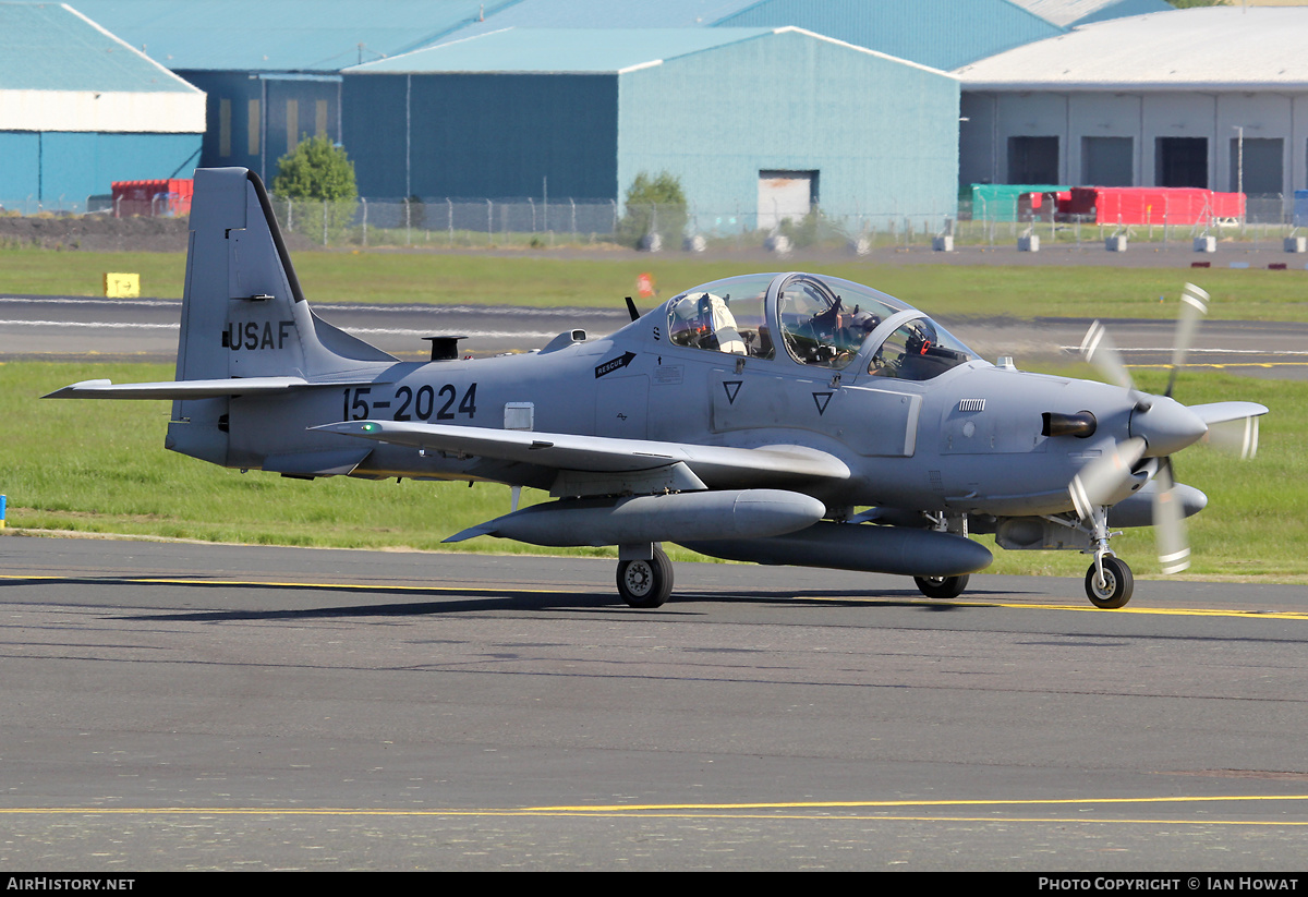Aircraft Photo of 15-2024 | Embraer A-29B Super Tucano | USA - Air Force | AirHistory.net #458282