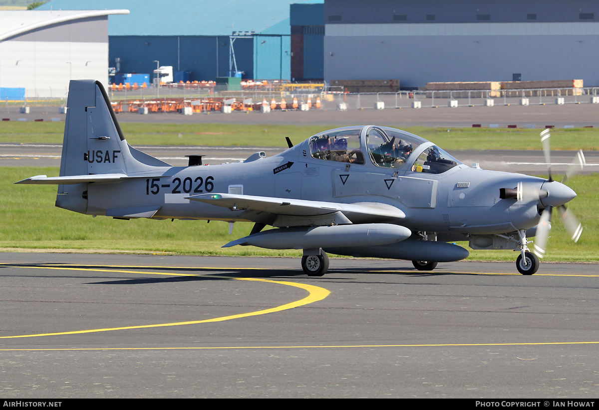 Aircraft Photo of 15-2026 | Embraer A-29B Super Tucano | USA - Air Force | AirHistory.net #458285