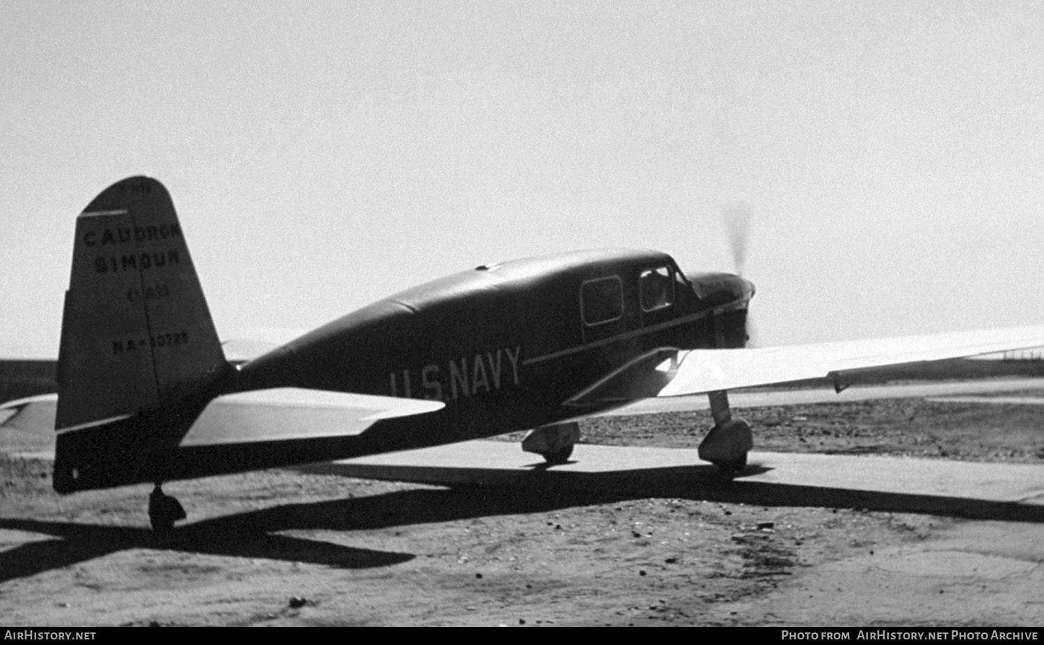 Aircraft Photo of 0725 | Caudron C-635 Simoun | USA - Navy | AirHistory.net #458293