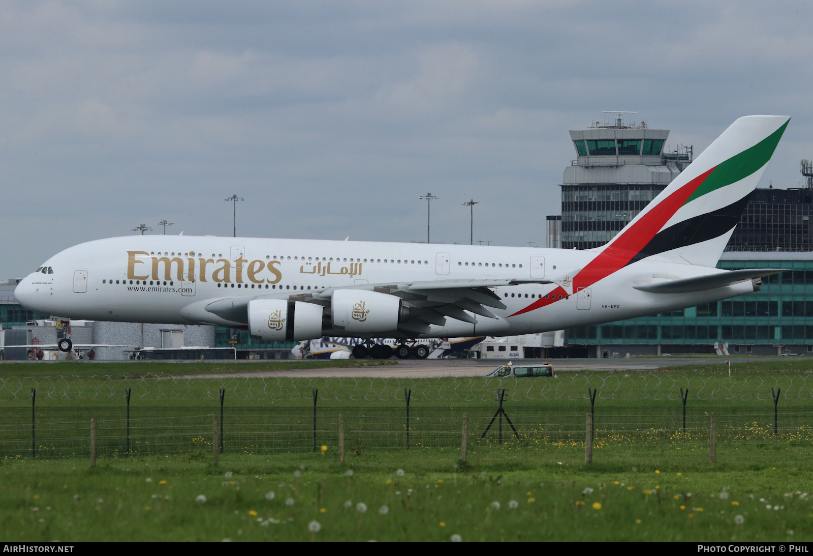 Aircraft Photo of A6-EEG | Airbus A380-861 | Emirates | AirHistory.net #458308