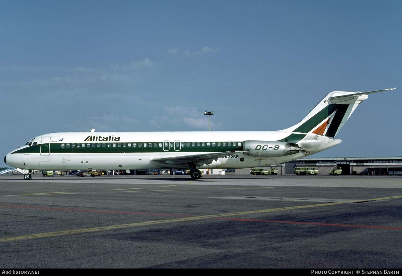 Aircraft Photo of N43265 | McDonnell Douglas DC-9-32 | Alitalia | AirHistory.net #458337
