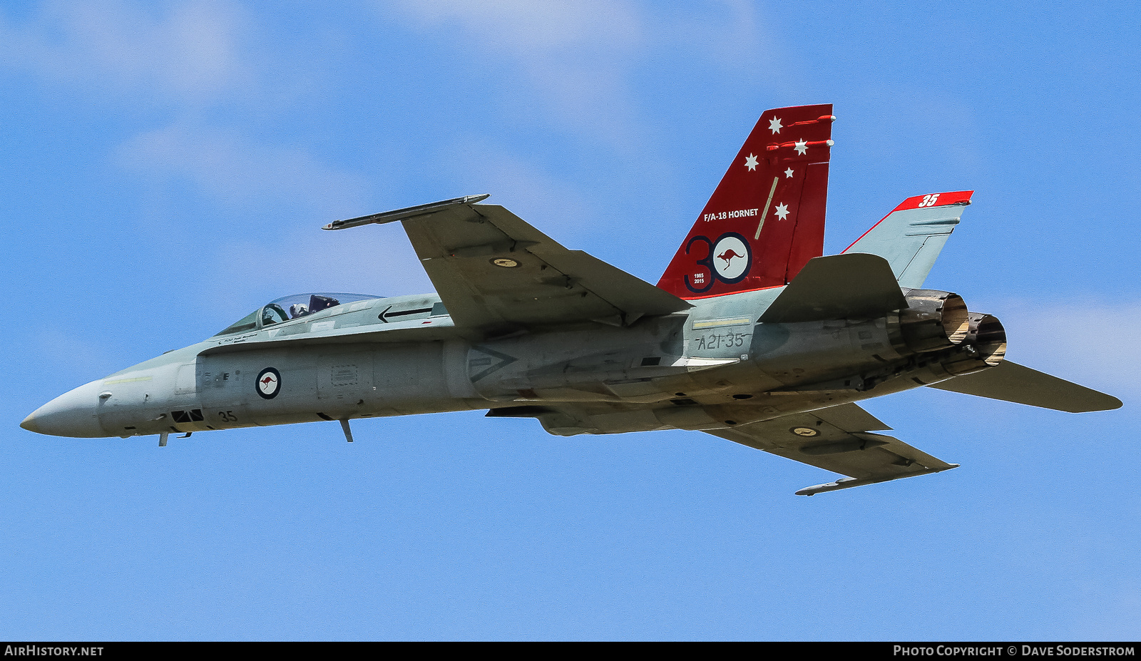 Aircraft Photo of A21-35 | McDonnell Douglas F/A-18A Hornet | Australia - Air Force | AirHistory.net #458373