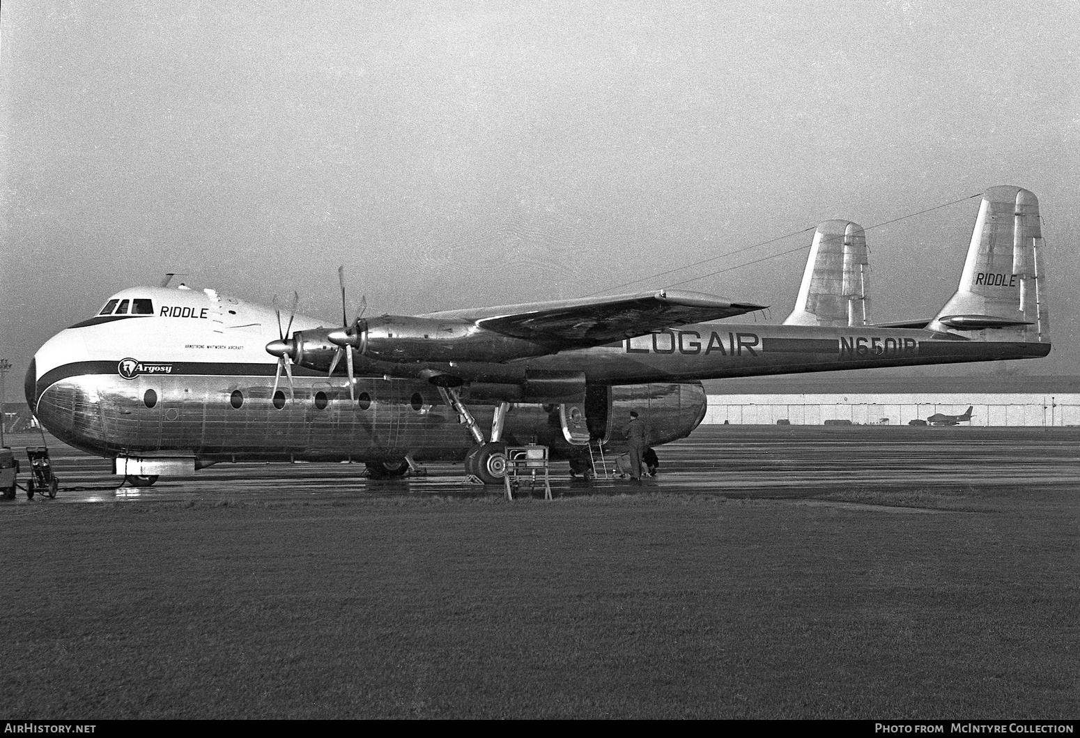 Aircraft Photo of N6501R | Armstrong Whitworth AW-650 Argosy 101 | Riddle Airlines | AirHistory.net #458378