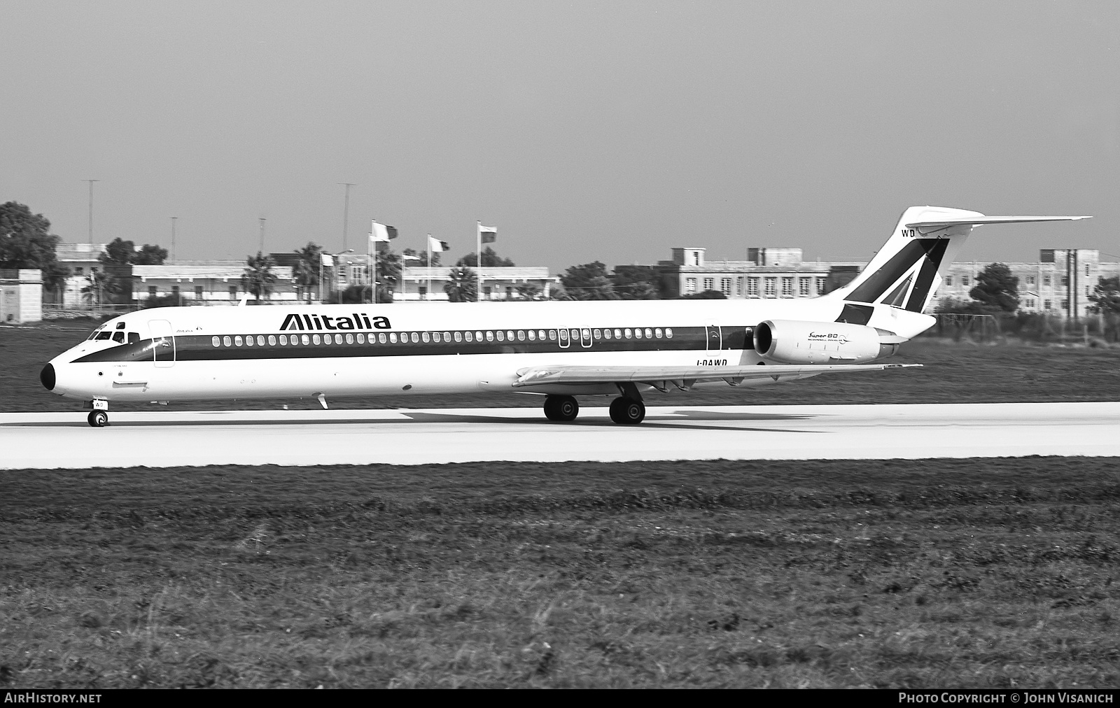 Aircraft Photo of I-DAWD | McDonnell Douglas MD-82 (DC-9-82) | Alitalia | AirHistory.net #458390