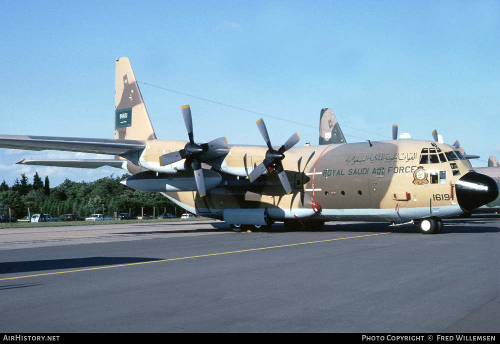 Aircraft Photo of 1619 | Lockheed C-130H Hercules | Saudi Arabia - Air Force | AirHistory.net #458406