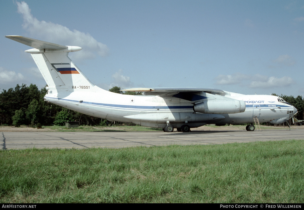 Aircraft Photo of RA-76551 | Ilyushin Il-76MD | Aeroflot | AirHistory.net #458418