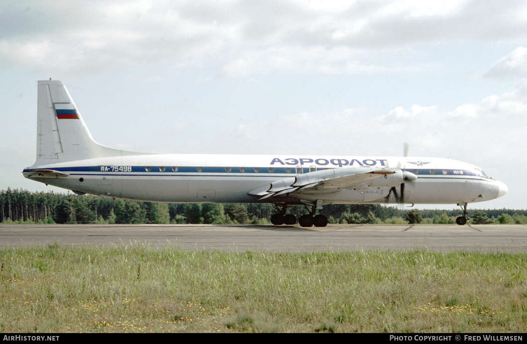 Aircraft Photo of RA-75498 | Ilyushin Il-18D | Aeroflot | AirHistory.net #458439