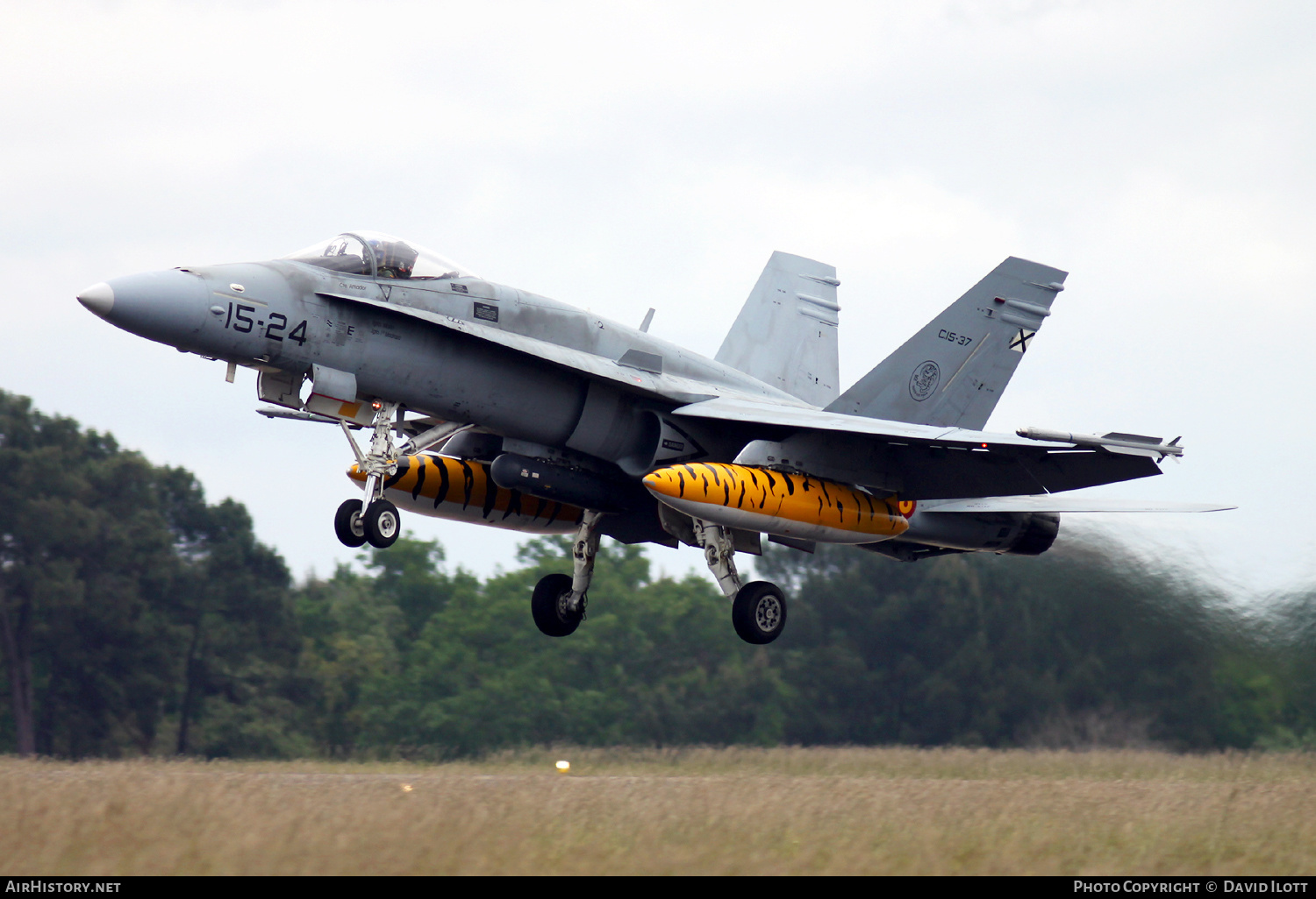 Aircraft Photo of C.15-37 | McDonnell Douglas EF-18M Hornet | Spain - Air Force | AirHistory.net #458510