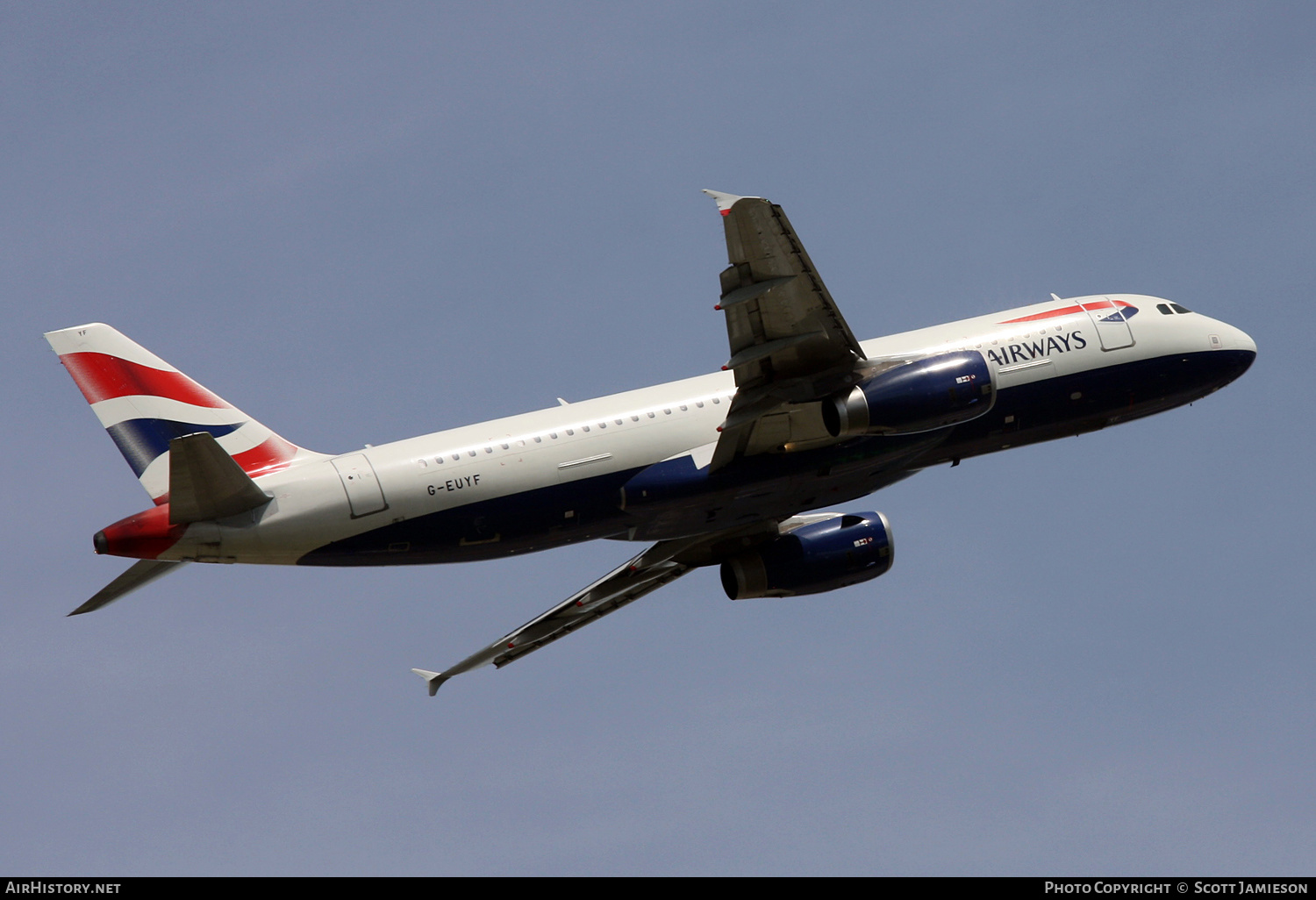 Aircraft Photo of G-EUYF | Airbus A320-232 | British Airways | AirHistory.net #458522